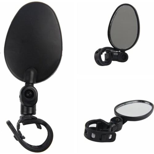 Bicycle Mirror Universal Handlebar Rearview Mirror 360 Degree Rotate For Bike MTB With Install Belt Cycling Accessories New