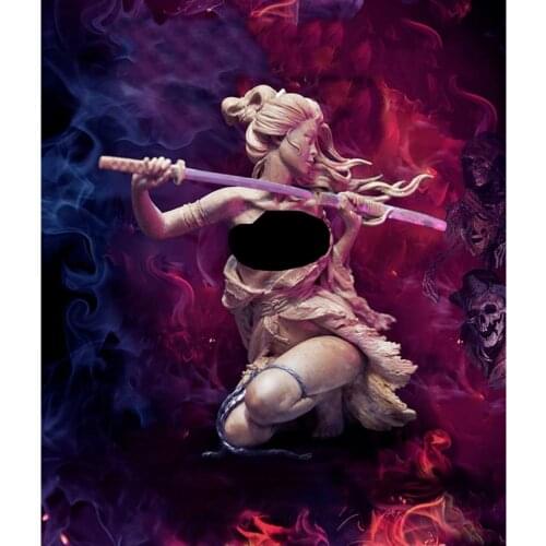 1/32 modern fantasy stand warrior (NO scene ) Resin figure Model kits Miniature gk Unassembly Unpainted