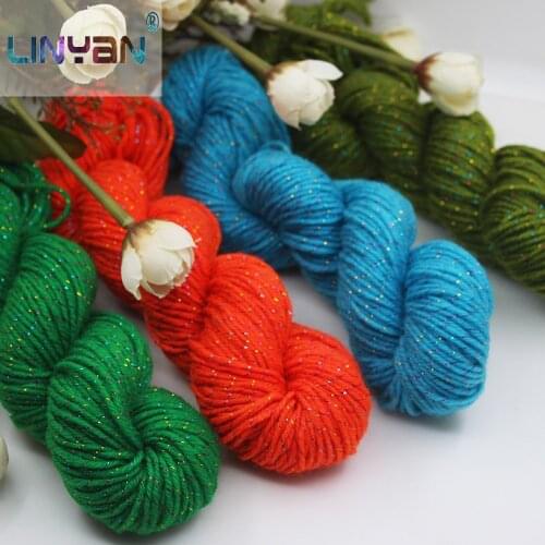 10balls*45g DIY Acrylic threads Colorful silk yarn for knitting Baby wool yarn for crochet Hand knitting yarn acrylic ZL25