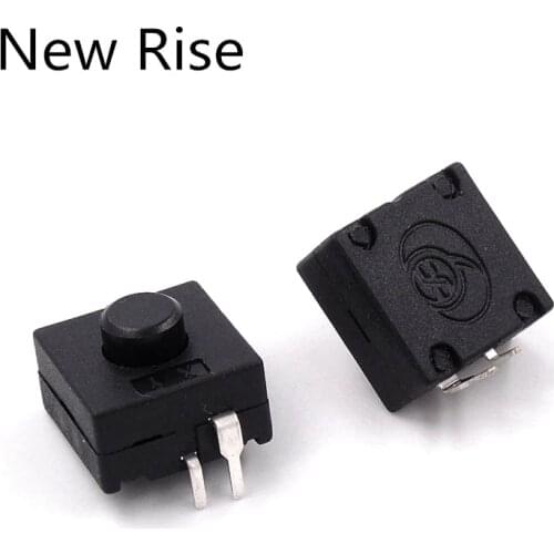 10Pcs High Quality Flashlight Push Button Switch 1212-112B 12*12MM 2 PINS 1A 30V ON-OFF