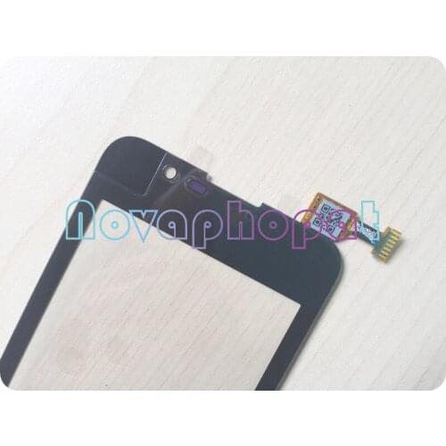 Novaphopat Black Touchscreen For Wiko Sunny 2 Touch Screen Digitizer touchpad panel Screen Replacement ; 10pcs/lot