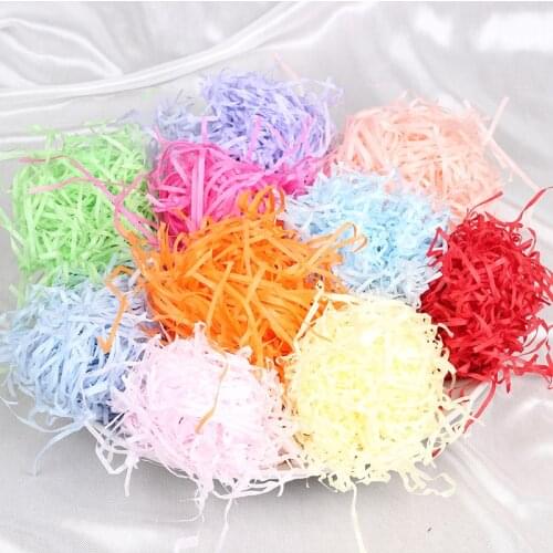 100g/lot DIY Paper Raffia Shredded Crinkle Paper Confetti Gifts/Box Filling Material Birthday/Wedding Party Decoration Supplies