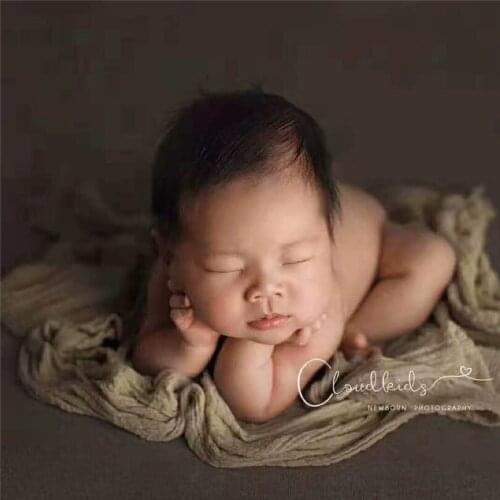 100% Cotton Gauze 90 x150 Hand Dyed Cheesecloth wrap Newborn Stretch knit wrap Photography props Baby girl Swaddle sack prop