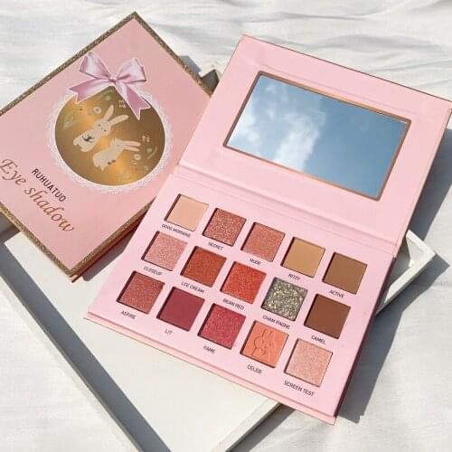 15/40 Colors Makeup Eyeshadow Palette Beauty Glazed Shimmer Matte Glitter Eyeshadow Pallete Pigmented Shine Waterproof Cosmetic