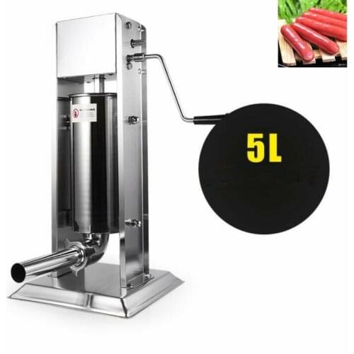 5L strengthened Vertical sausage stuffer/filler with new powerful gear stystem