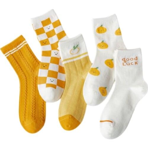 White Rabbit Socks Women Short Fashion Lattice Ladies Middle Tube Sock New Cotton S Casual Funny Harajuku Streetwear Striped Sox