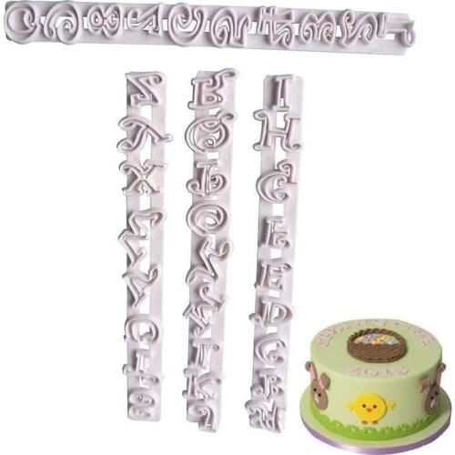 ALPHANUM Mould Fondant Ice Cube Mould Pudding Candy Soap Candle Molds Baking Cake Decoration Tool