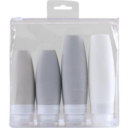 Leak Proof Travel Bottles Set Travel Containers for Travel Size Toiletries with Portable Quart Bag Storage Shampoo Lotion