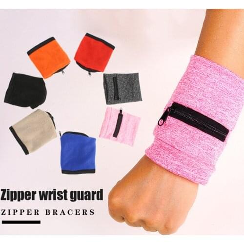 Running Wrist Wallet Sport Exercise Wipeable Pouch Zipper Hide Money ID Card Key Multifunctional SAL99
