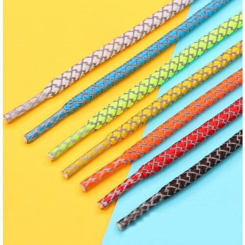Round Reflective Shoe Laces Athletic Safety Sneakers Shoelaces Fashion Running Shoelace Sport Casual Shoes Lace Unisex Hot Sale