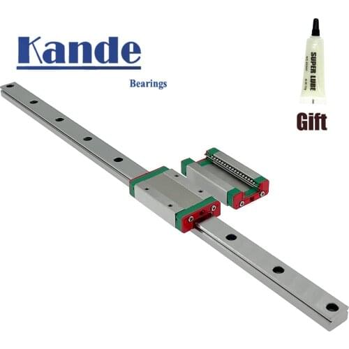 MGN9 CNC 9mm miniature linear rail guide MGN9C L100 - 600 mm MGN9 linear block carriage or MGN9H narrow carriage