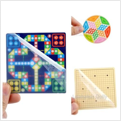 1:12 Doll House Simulation Miniature Props Flying Chess, Checkers, Go Set Model for Doll Food Play Toy Accessories