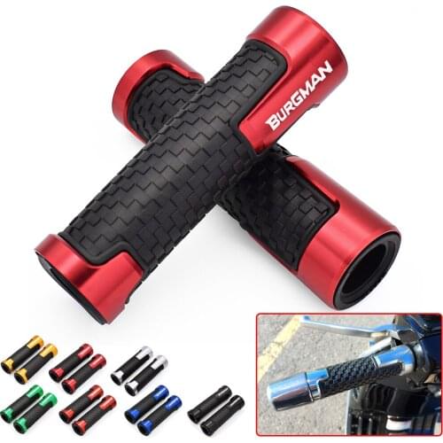 For Suzuki AN200 AN250 AN400 AN650 Burgman AN 125 250 400 650 Motorcycle Non Slip Handlebar Grips Throttle Rubber Hand Bar Grips