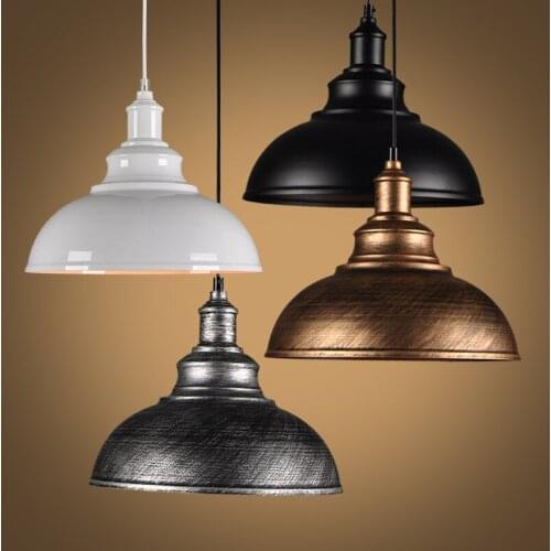 Nordic pendant lights lamp vintage industrial wind restaurant bar cafe creative iron clothing store lid chandelier ZM101701