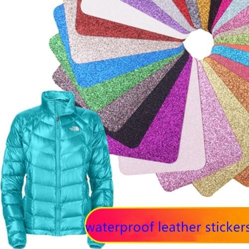 New Multicolor Gold Glitter Embroidered Cloth Patches For Clothing Bags Diy Iron On Applique Waterproof Leather Cloth Stickers