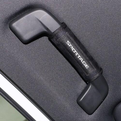 New Car Interior Door Handle Cover Soft Plush Armrest Handle Protector cover Accessories for Kia sportage 2010-2020