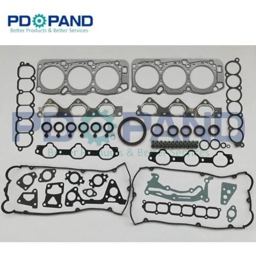 6G74 V45 Old model Full Set Overhaul Rebuilding Gasket Kit MD972341 for Mitsubishi SHOGUN II 3.5 V6 24V 3497cc