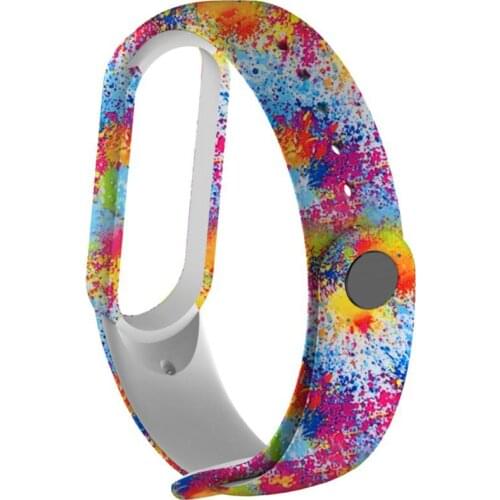 Painted Pattern Replacement Smart Watch Wrist Strap Wristband for Xiaomi 5