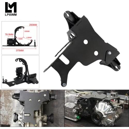 Performance Safety Motorsport Transmission Brace for Nissan R35 GT-R GTR GR6 Drivetrain Tig Welded Black Coated Steel