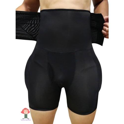MenButt LifterPadsWaist Trainer Basket Homme TrainersAbdominal Binder For Man Shapewear Slimming Modeling Strap GirdleBelt Korse