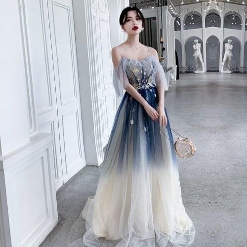 Exquisite Appliques Evening Party Gown Cheongsam Elegant Mesh Dress Qipao Bridal Wedding Dress Maxi Dress Robe De Soiree