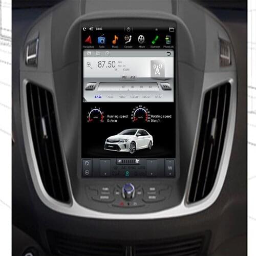 10.4" Tesla Android 9.0 Fit FORD KUGA / Escape/c-max 2013 2014 2015 Second generation Car DVD Player Navigation GPS Radio