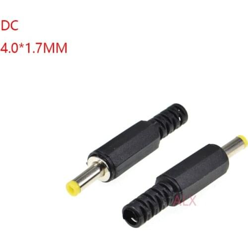 10PCS 4.0*1.7MM DC Power MALE Plug for Jack CONNECTOR Welding line 4.0x1.7MM 4.0x1.7