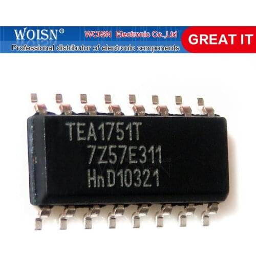 2pcs/lot TEA1750T TEA1750 TEA1751T TEA1751 TEA1752T TEA1752 SOP-16 In Stock
