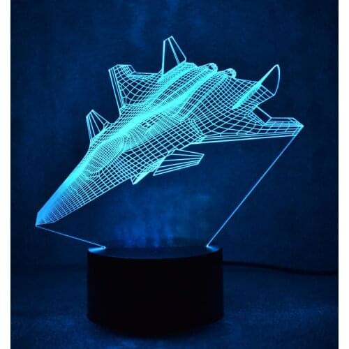 Lamparas De Mesa 3D Table Lamps For Living Room 7 color change desk lamp For Bedroom Remote Touch 3D night light