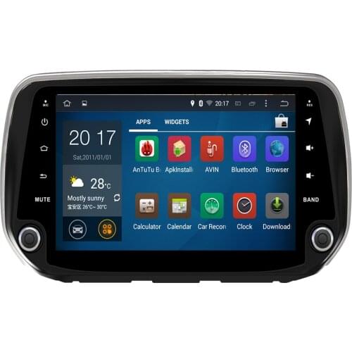 2din 9" Android 10 Car Radio DVD GPS Head Unit for Hyundai IX45 Santa Fe 2018 2019 2020 Bluetooth WIFI USB Mirror-link