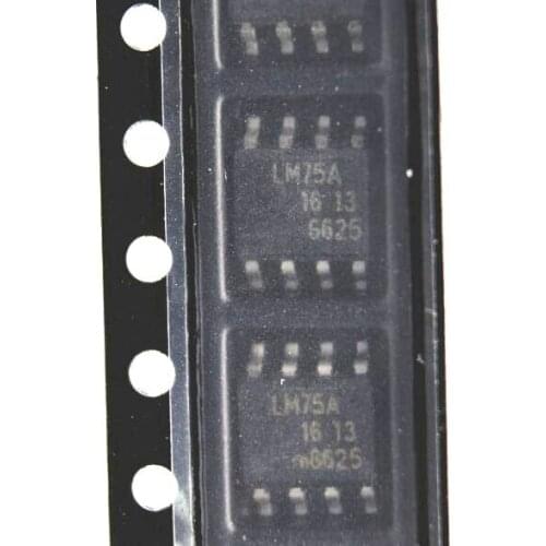 Temperature sensor chip 10PCS LM75 LM75A LM75AD SOP-8