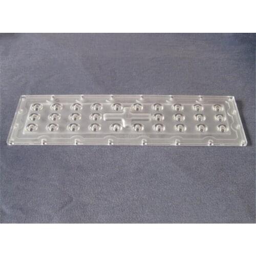 #COH-28P High quality Big Power LED Lens, Street Light lens, Degree: 90, Size: 253X80X7.02mm, PMMA materials