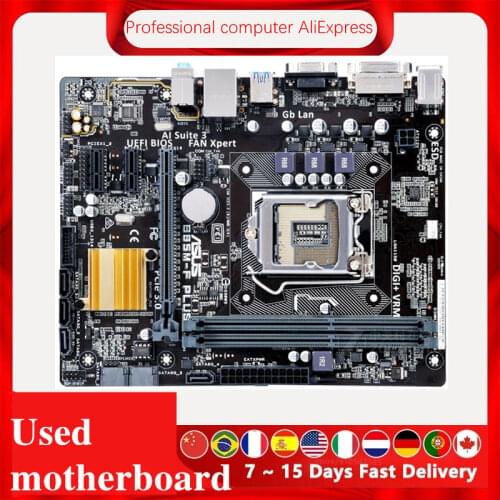 For Asus B85M-F PLUS Desktop Motherboard B85 LGA 1150 For Core i7 i5 i3 SATA3 USB3.0 Original Used Mainboard