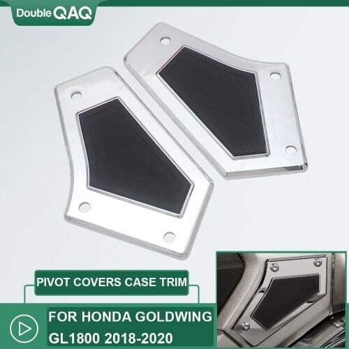 For HONDA Goldwing GL1800 2018 2019 2020 Chrome Motorcycle Accessories Swingarm Pivot Covers Case Trim