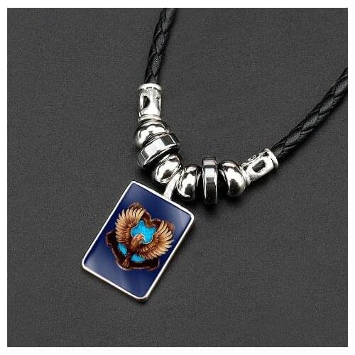 Harried Movie&TV badge School of magic time gem new alloy pendant Potters Necklace For Children Christmas Gift