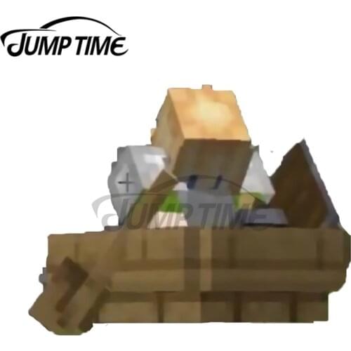 JumpTime 13 x 10.5cm Tubbo In A Boat Dream SMP Car Sticker Funny Graphics Windshield Graffiti Stickers RV Decoration Fine Decal