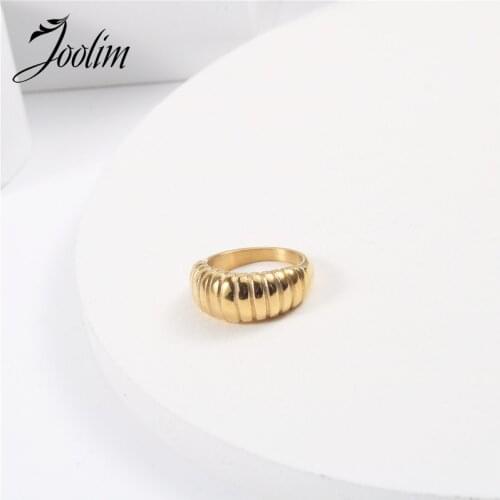 Joolim High End PVD Plated Finger Rings for Women Trendy Jewelry 2020