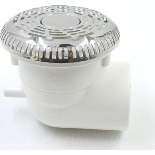 Round stainless steel 3.5"spa water suctions,Clean and returning water smoothly,Massage spa tub accessories
