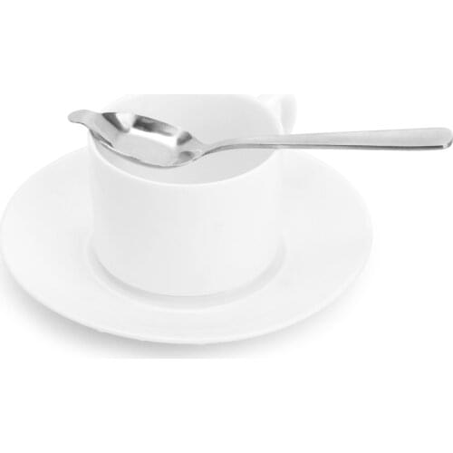 Kitchen Coffeeware Coffee Scoops Stainless Steel Hanging Cup Flame Coffee Spoon 4pc/lot