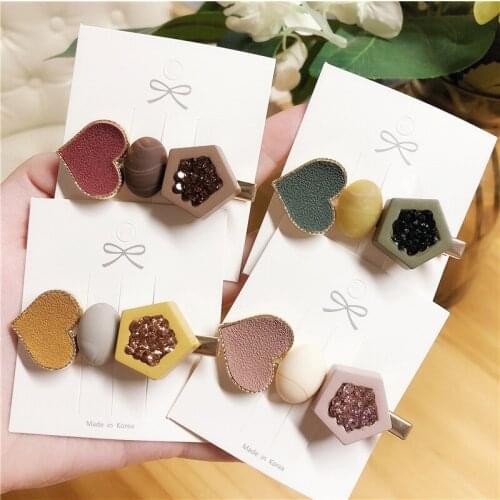 Fashion Hair Barrette Women Girls pearls Barrette Hairpins Girl Cute Rhinestone Headwear Hair Band Accessories