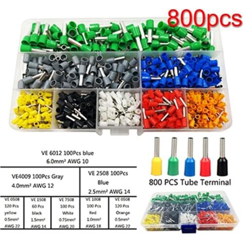 Supplies Connectors 700/800/1740/12500pcs Set Storage box Terminal Electrical