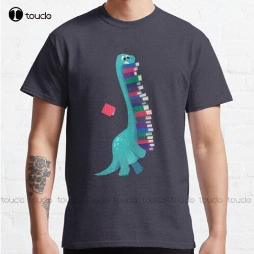 New Book Dinosaurs 01 Classic T-Shirt Mens Shirts Short Sleeve S-5Xl Cotton Tee Shirt mens dress shirts Unisex