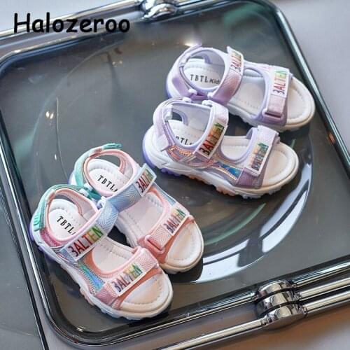 2021 New Summer Kids Beach Sandals Children Brand Pu Leather Shoes Baby Girls Casual Sandalias Boys Fashion Shoes Sport Sandals