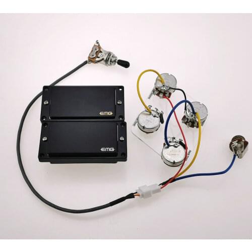 New Guitar Pickups Humbucker Ceramics Closed passive Electric Guitar Pickups 1C Wire With Wiring Harness