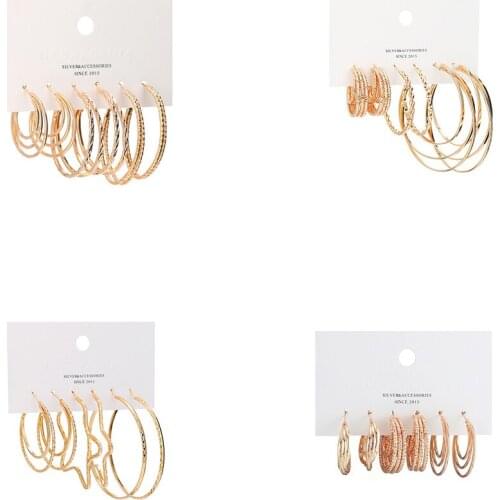 OATHYAN Women's Gold Earrings