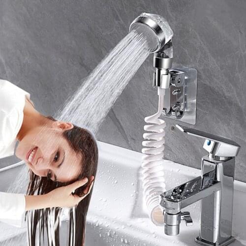 Recableght Bathroom Water Faucet External Shower Head Set Toilet Wash Basin Extend Wash Hair Artifact Hold Small Nozzle Shower