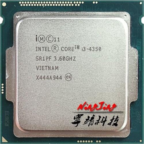 Intel Core i3-4350 i3 4350 3.6 GHz Dual-Core Quad-Core CPU Processor 4M 54W LGA 1150