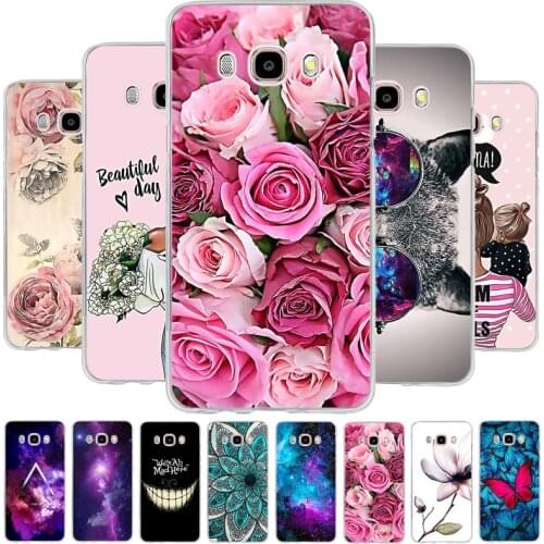A Silicone phone Case For Samsung Galaxy J7 2016 Cases J710 J710F Cover for Samsung J7 2016 Coque bumper Cartoon Silicon Cover