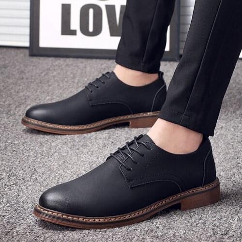 Men Shoes genuine Leather Casual Breathable Male Footwear Business British Luxury Outside Warm Lace Up Mans Flats shoes