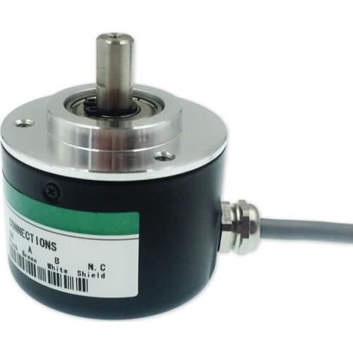 High Torsion Incremental Photoelectric Rotary Encoder GES08 2000 Pulse Line ABZ Three Phase 5-24V